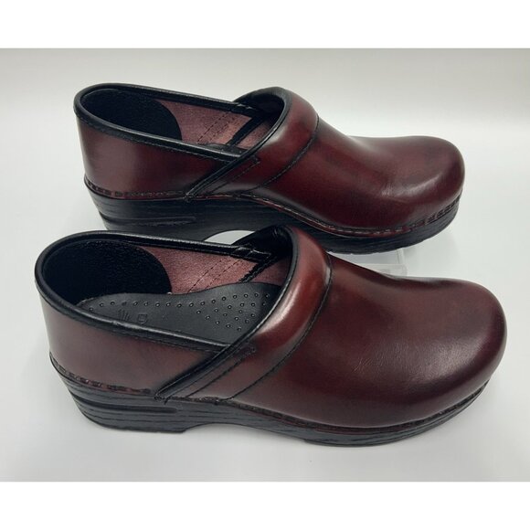 NEW Dansko Professional Leather Clog Cabrio Burgundy cordovan Size 39 / US 8.5-9 - Picture 2 of 9